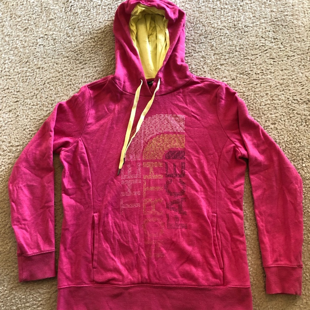 The North Face Women’s Half Moon Hoodie Pink sz: L